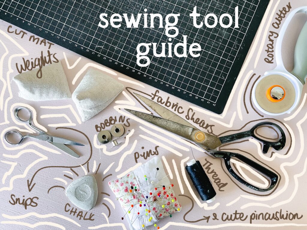 Sewing Tools and Equipment List with Names and Pictures