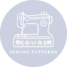 Hand drawn sewing machine