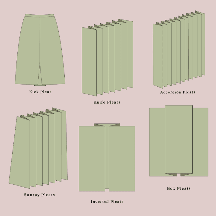 Pleats Types Of Pleats With Names And Pictures Makyla Creates Free 