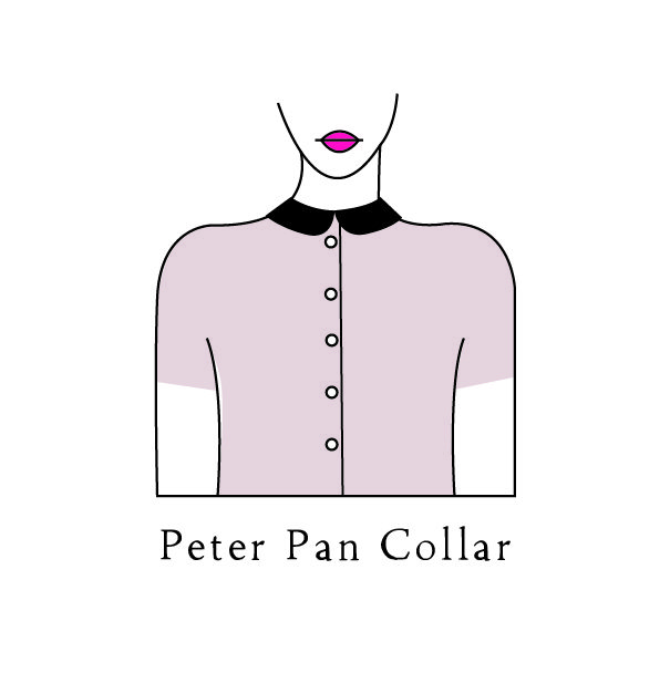 Illustration of a peter pan collar type