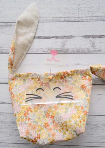 DIY Easter Bunny Fabric Basket - Makyla Creates