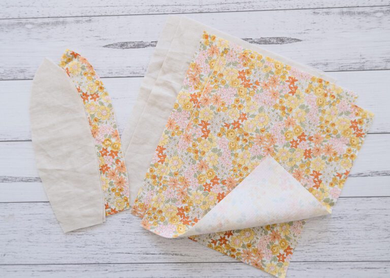 DIY Easter Bunny Fabric Basket - Makyla Creates
