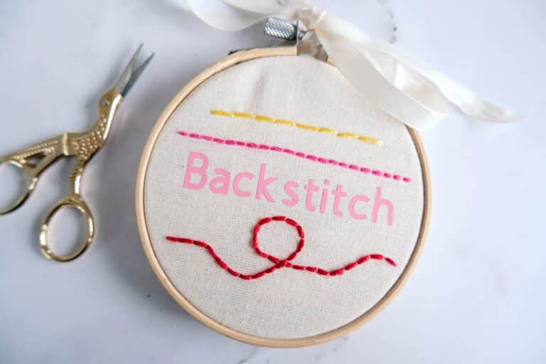 How to do Backstitch for Beginners - Makyla Creates