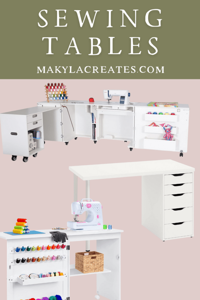 Types of sewing tables for sewing