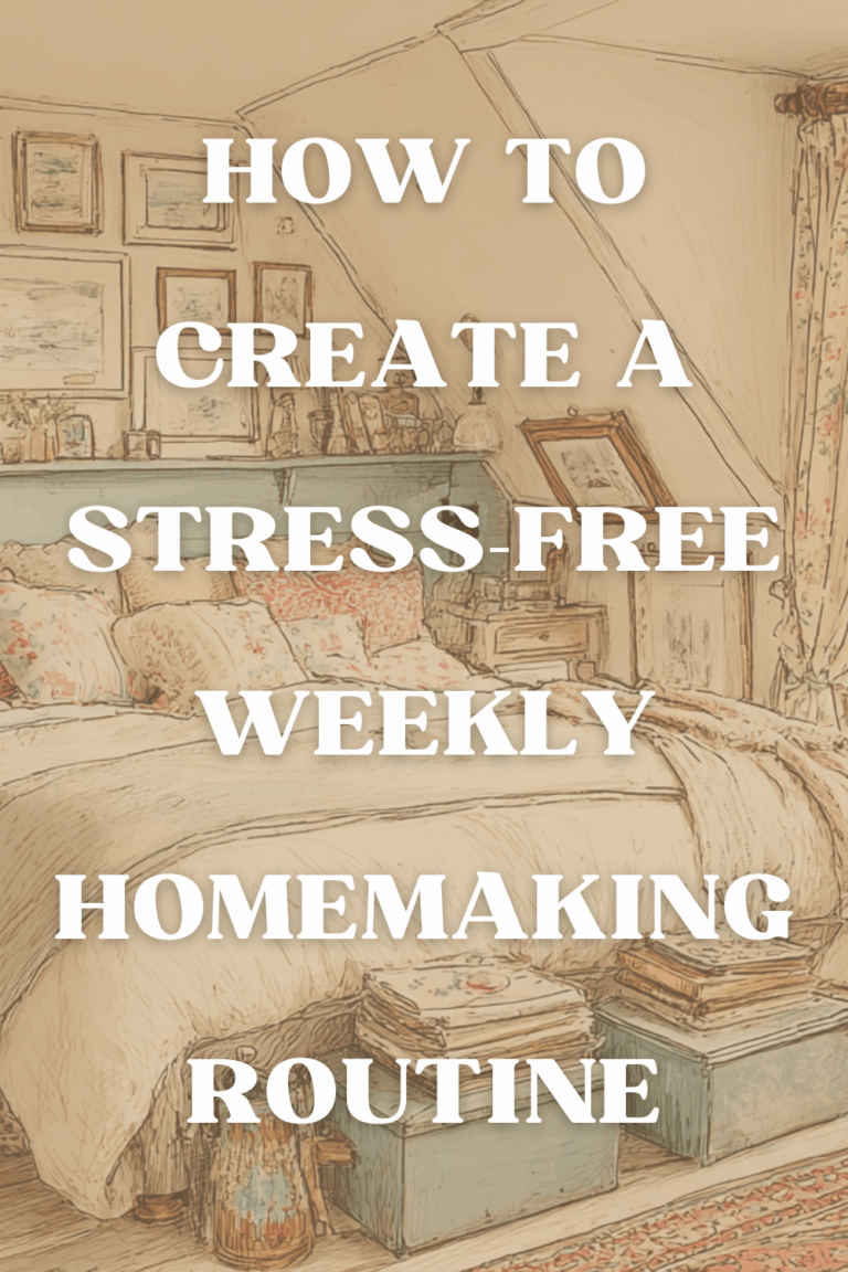 How to Create a Weekly Homemaking Routine for a Well-Managed Home ...