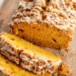 pumpkin bread with streusel topping
