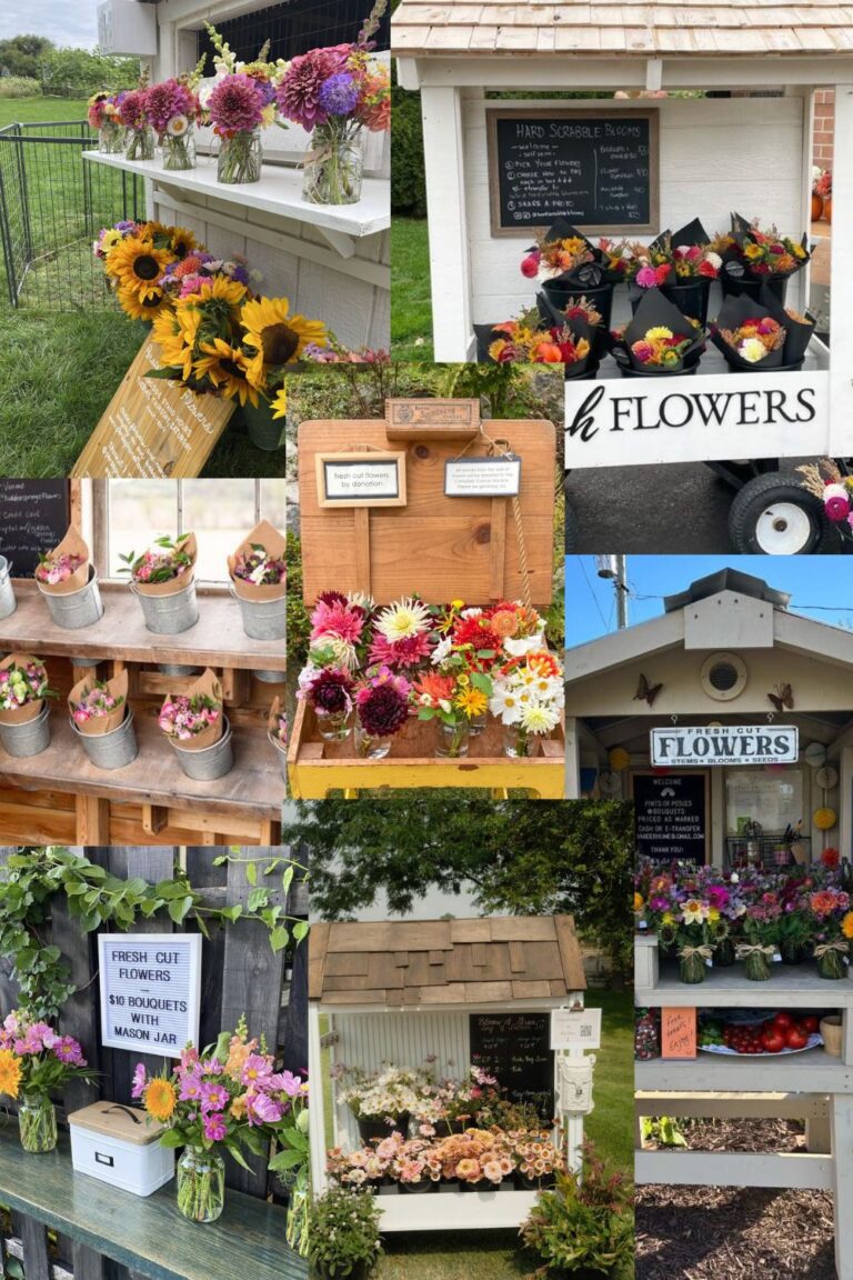 Roadside flower stand ideas