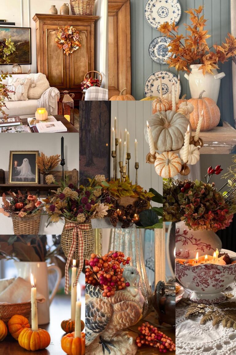 23 Cosy Vintage Fall Decor Ideas That Make Your Home Feel Like Autumn
