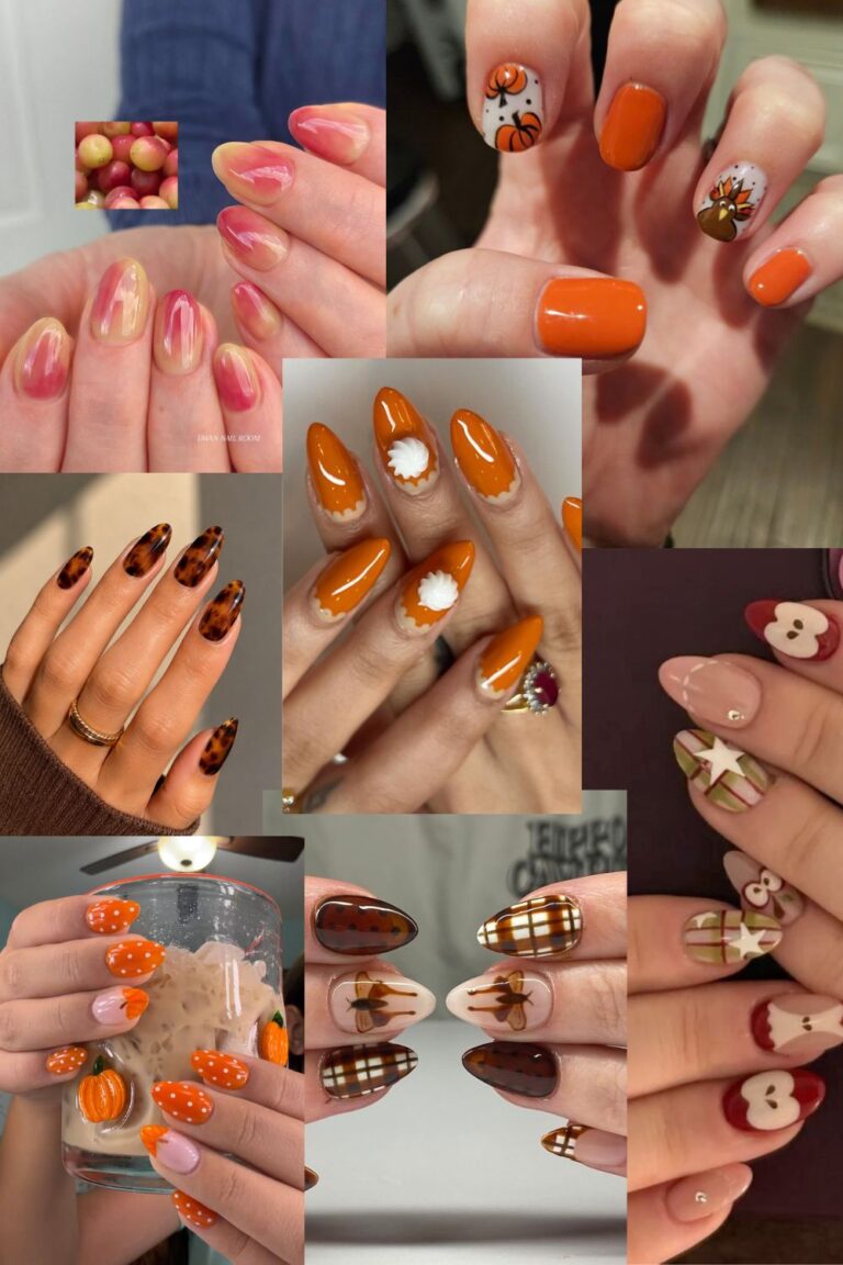 21 Thanksgiving Nail Ideas That Are Holiday Ready Without Being Over the Top