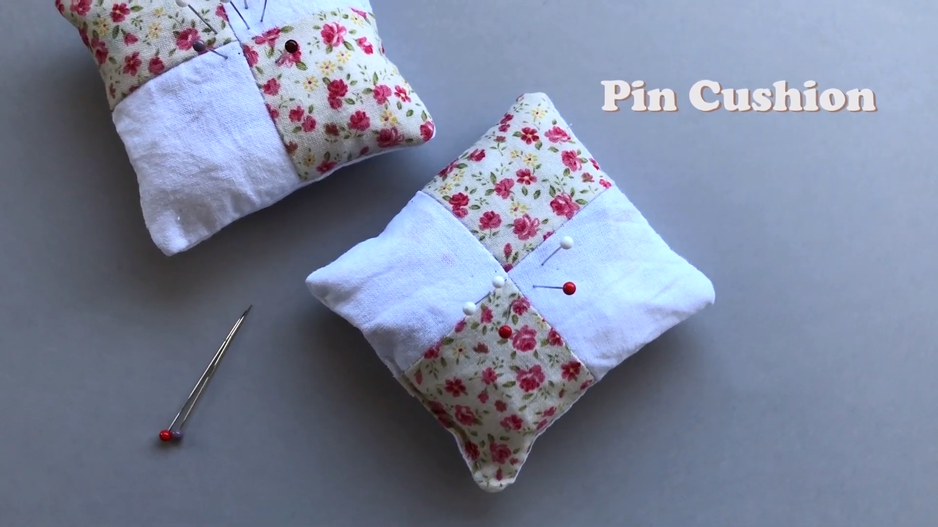 How To Sew A Pin Cushion In Under 5 Mins ! 